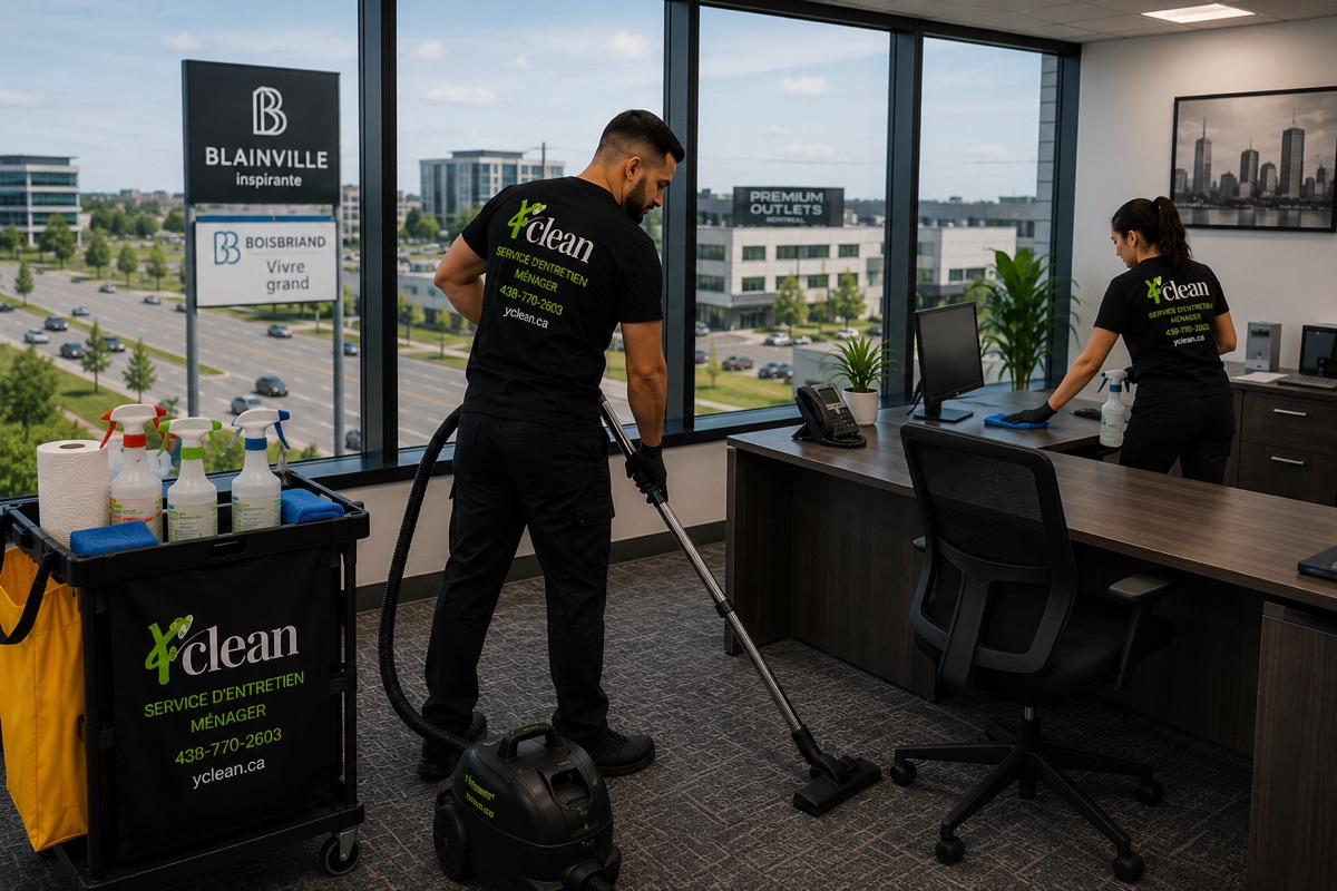 Bureaux professionnels entretenus à Blainville et Boisbriand
